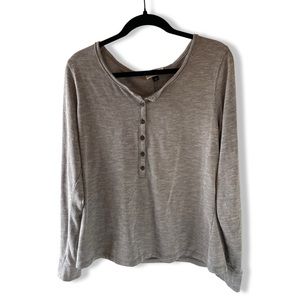 Target textured long sleeve with buttons.